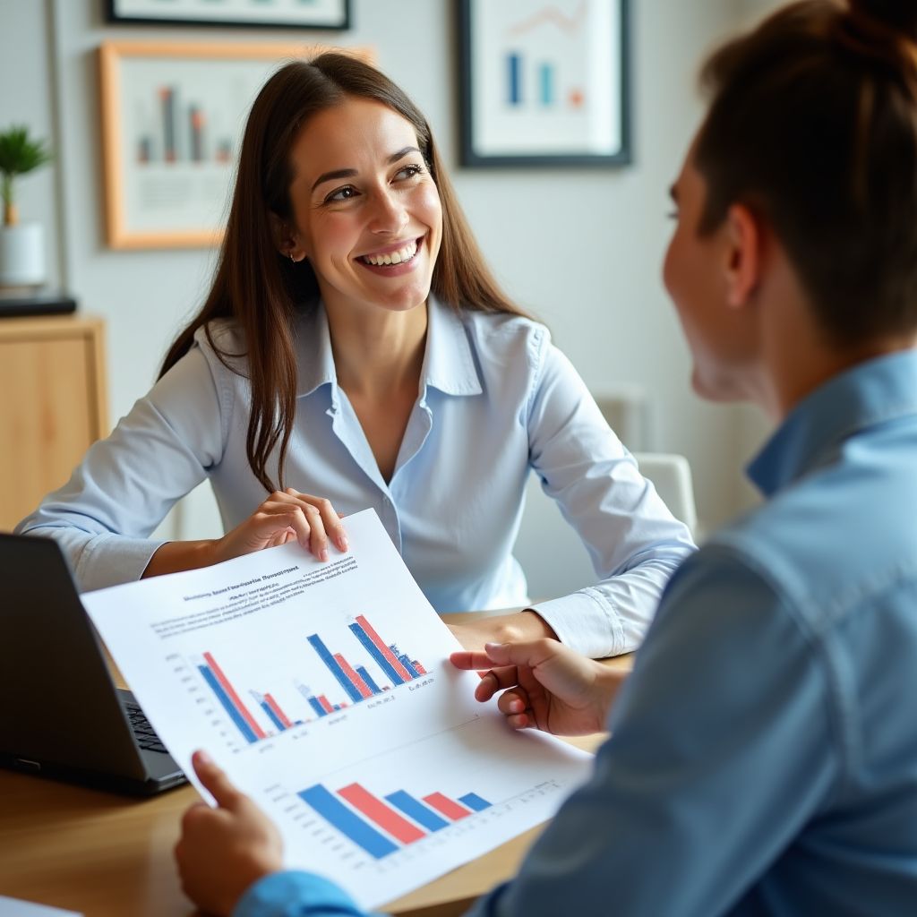 Persona siendo educada sobre sus derechos financieros